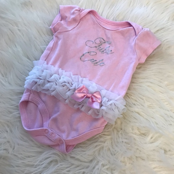 Baby Girl Ballet Shoes & Tutu Onesie 3pk 3M - Picture 6 of 7